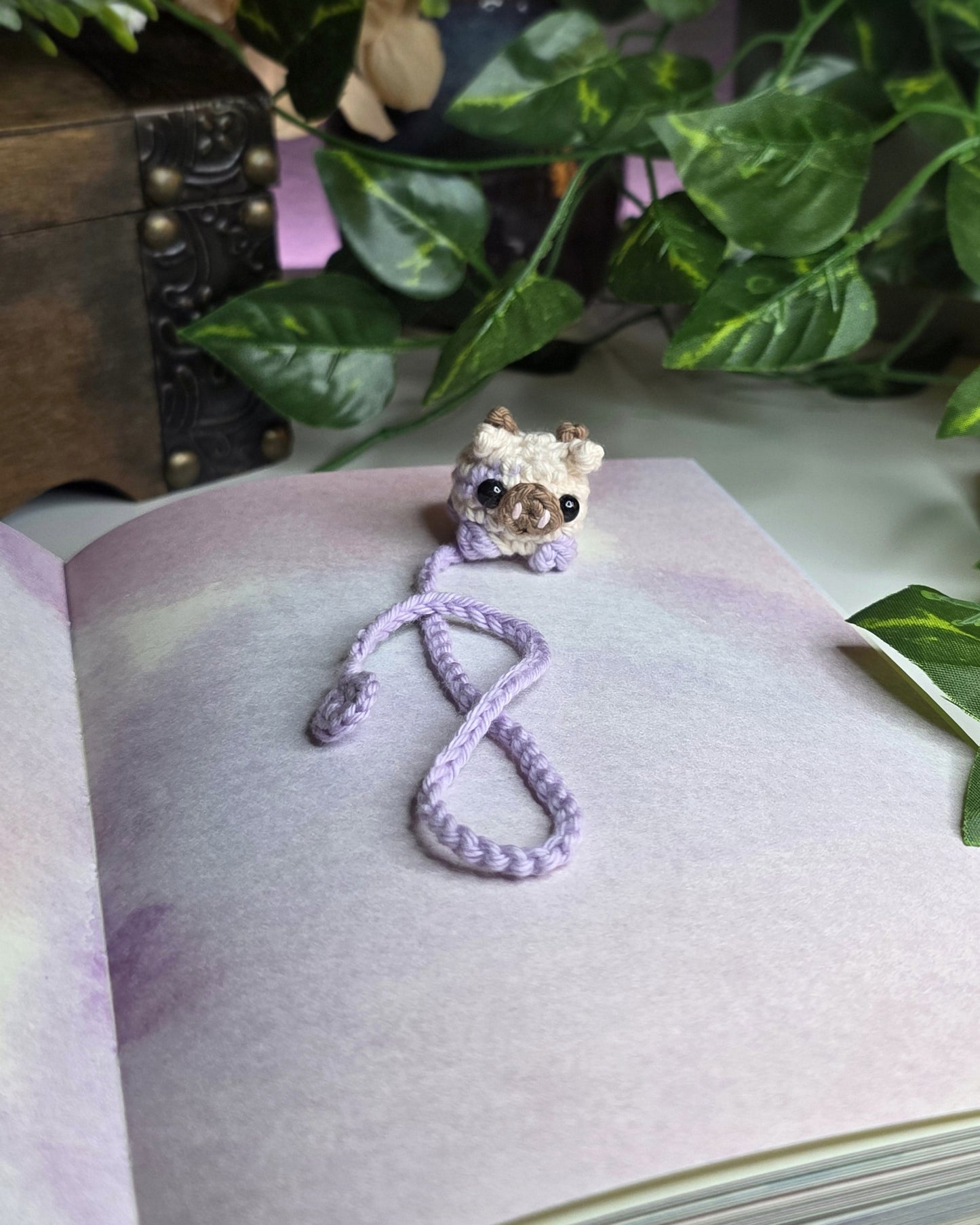 Tater the Cow Bookmark Crochet Pattern