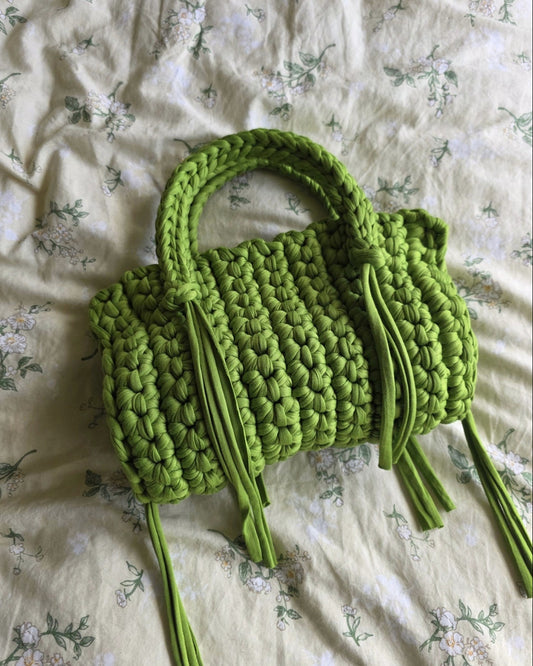 The Little Bow Bag - Green