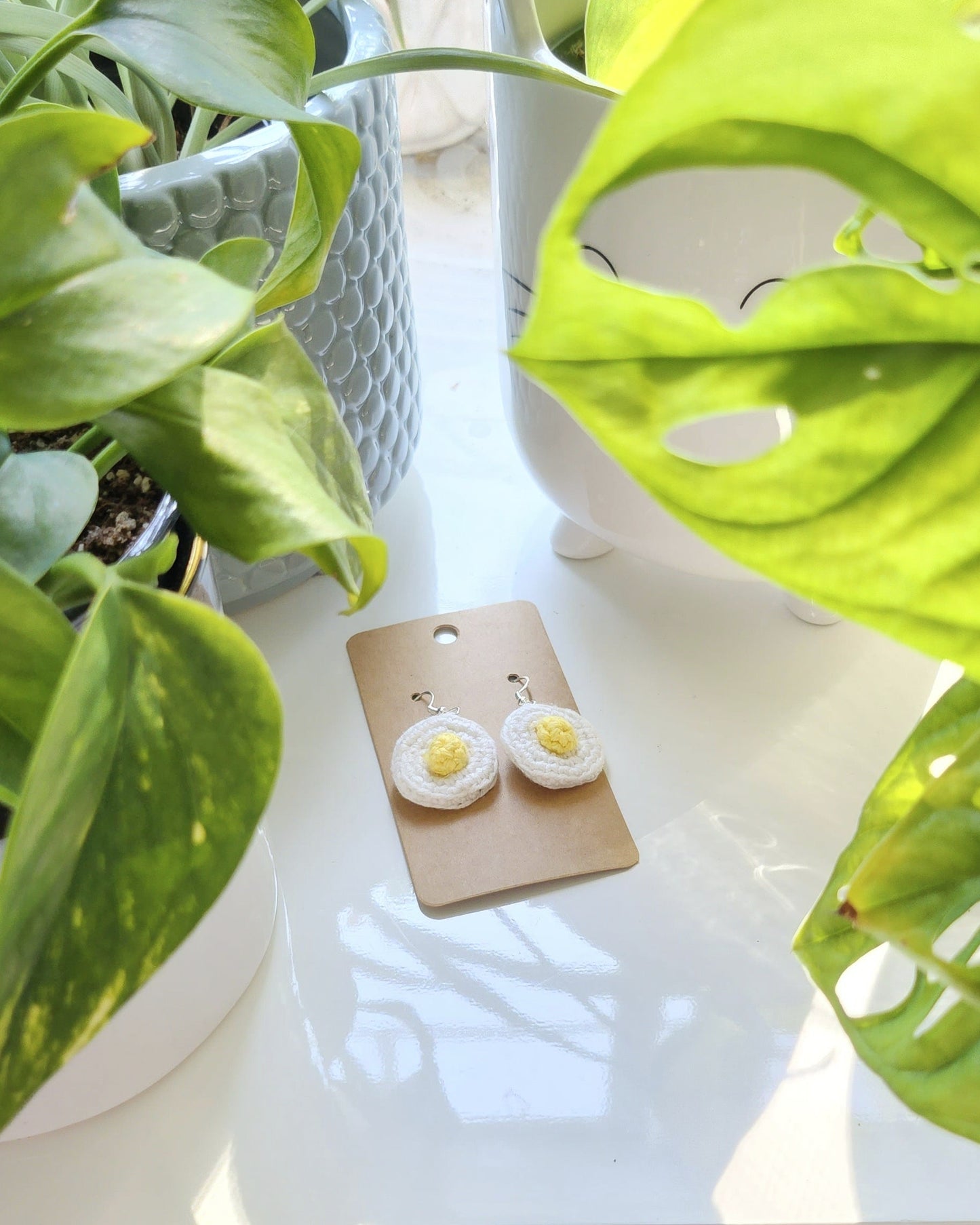 Sunny Side Egg Earrings