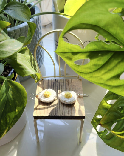 Sunny Side Egg Earrings