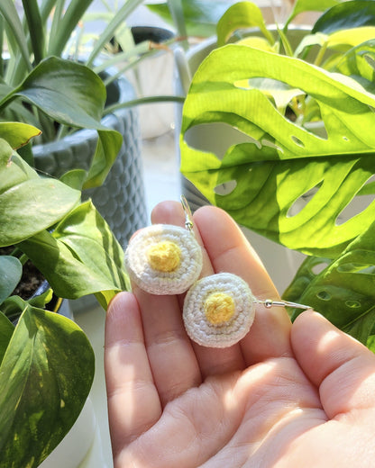 Sunny Side Egg Earrings