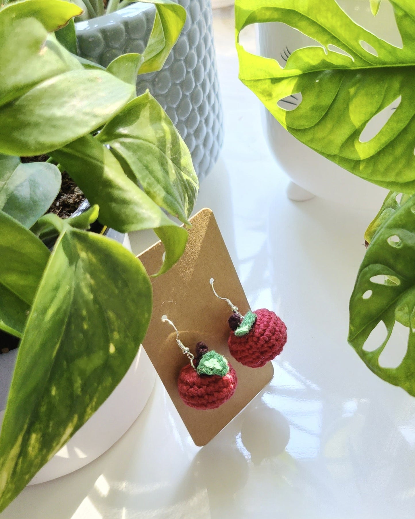 Granny Apple Earrings