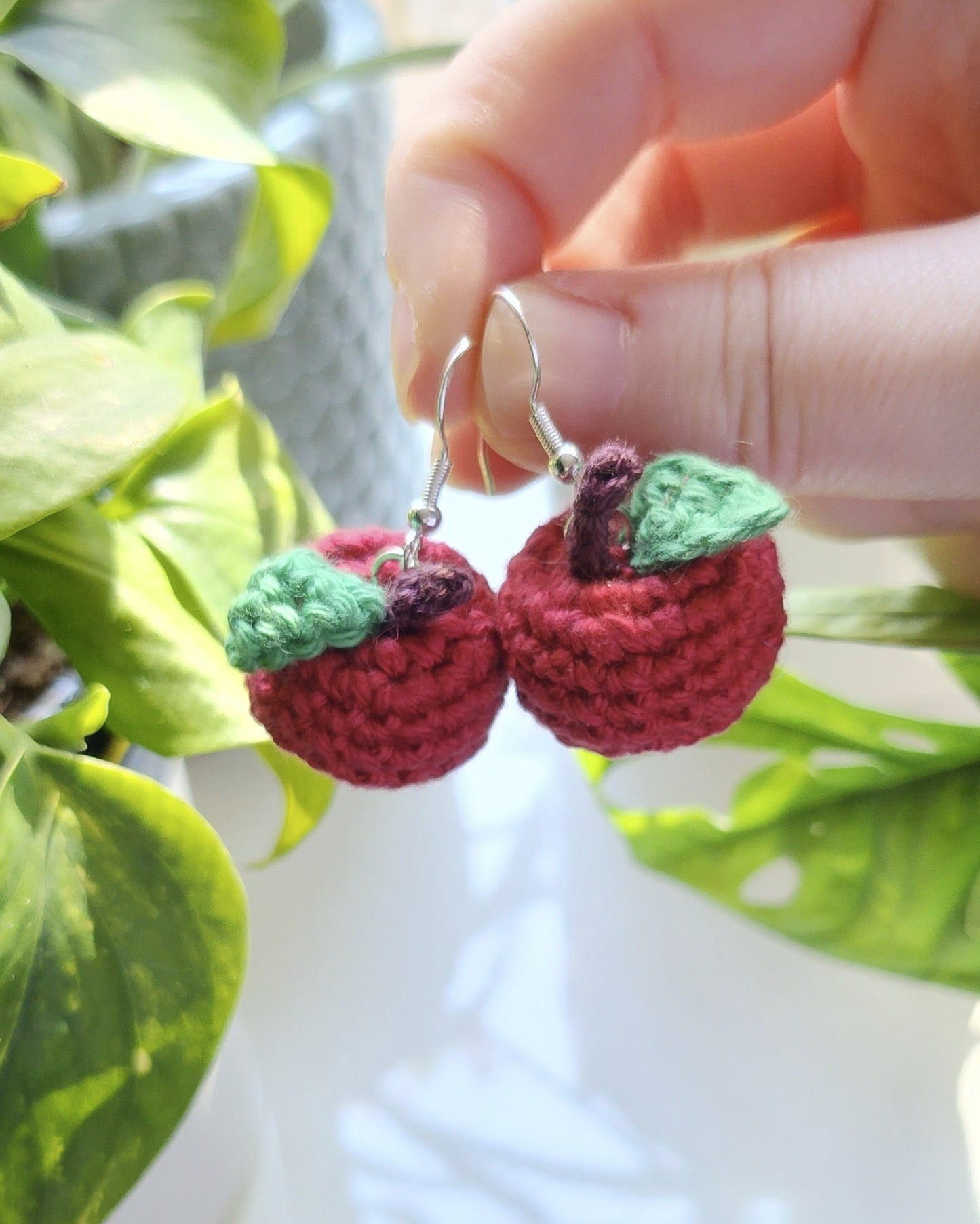 Granny Apple Earrings
