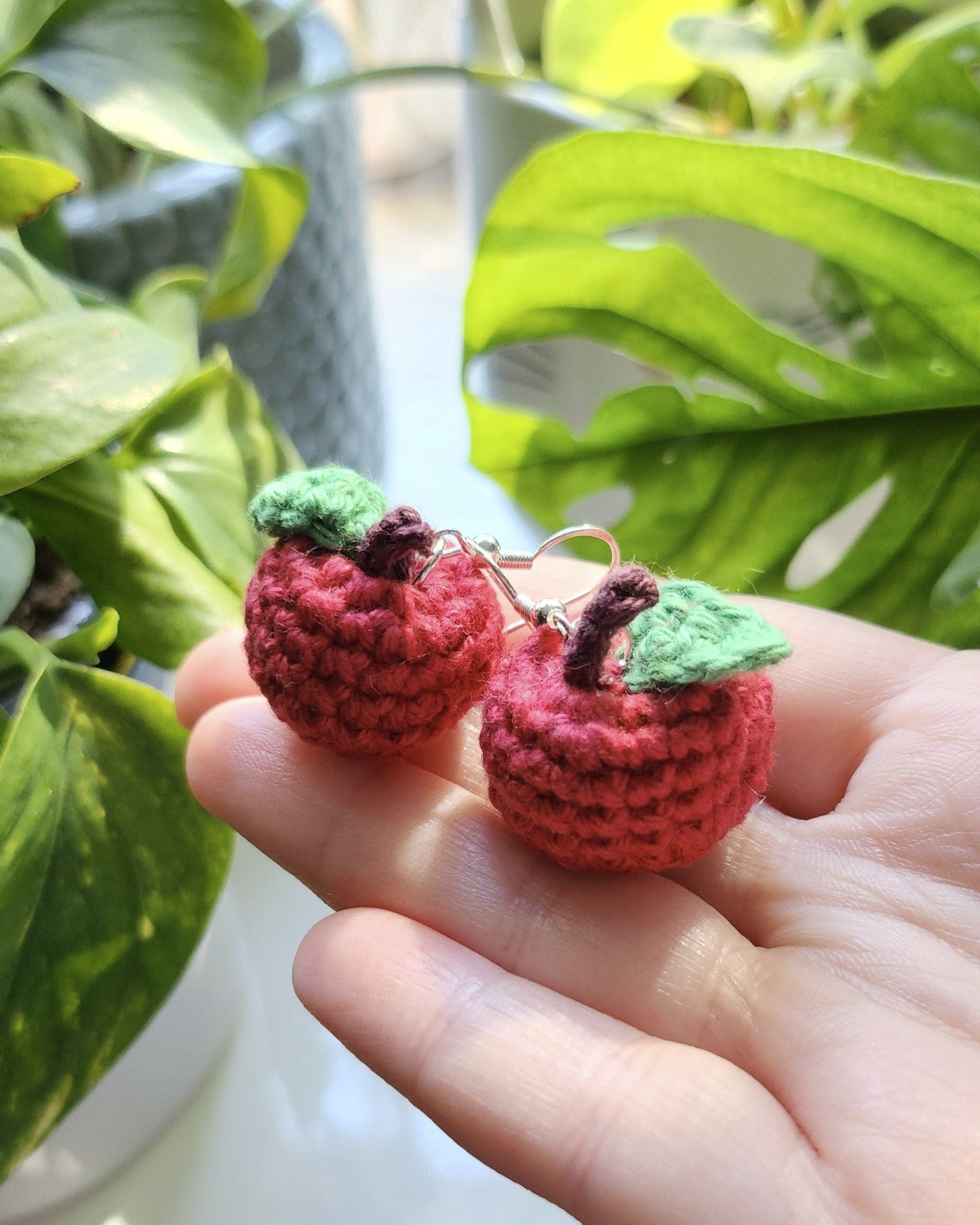 Granny Apple Earrings