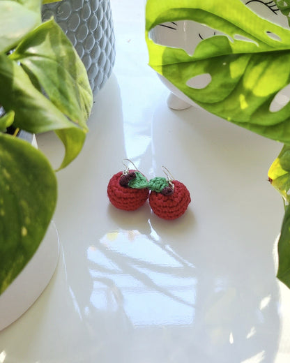 Granny Apple Earrings
