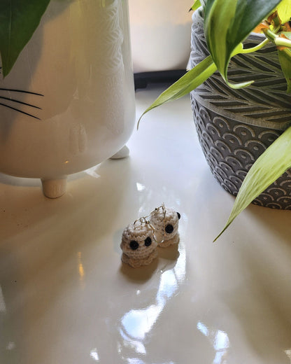 Pudding the Ghost Earrings