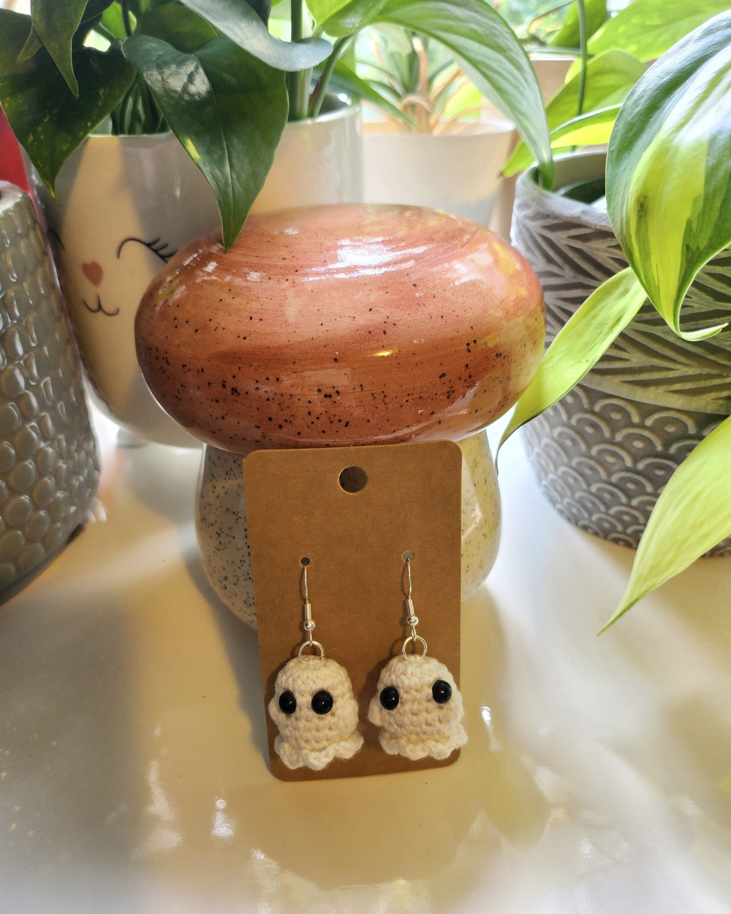 Pudding the Ghost Earrings