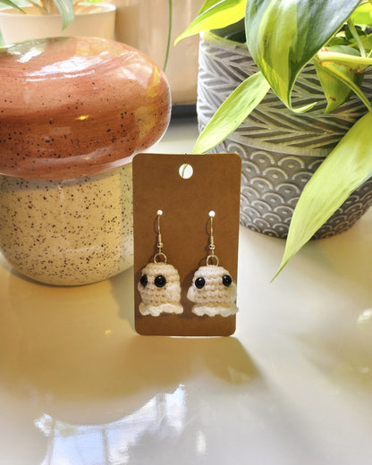 Pudding the Ghost Earrings