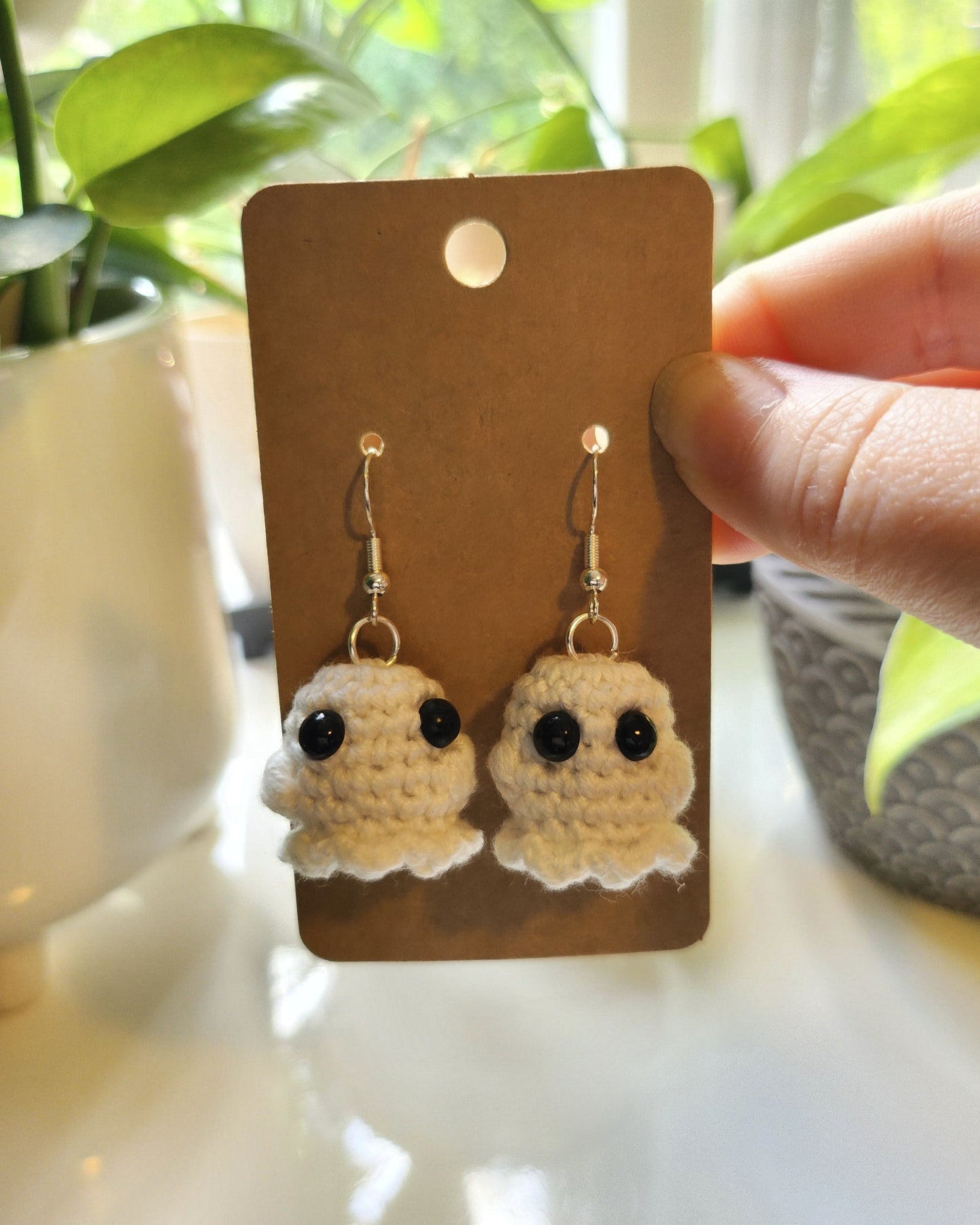 Pudding the Ghost Earrings