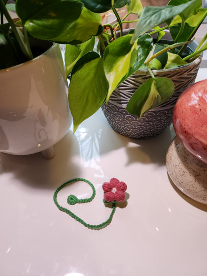 Bug the Frog Crochet Bookmark
