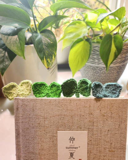 Mini Sprout Crochet Bookmark