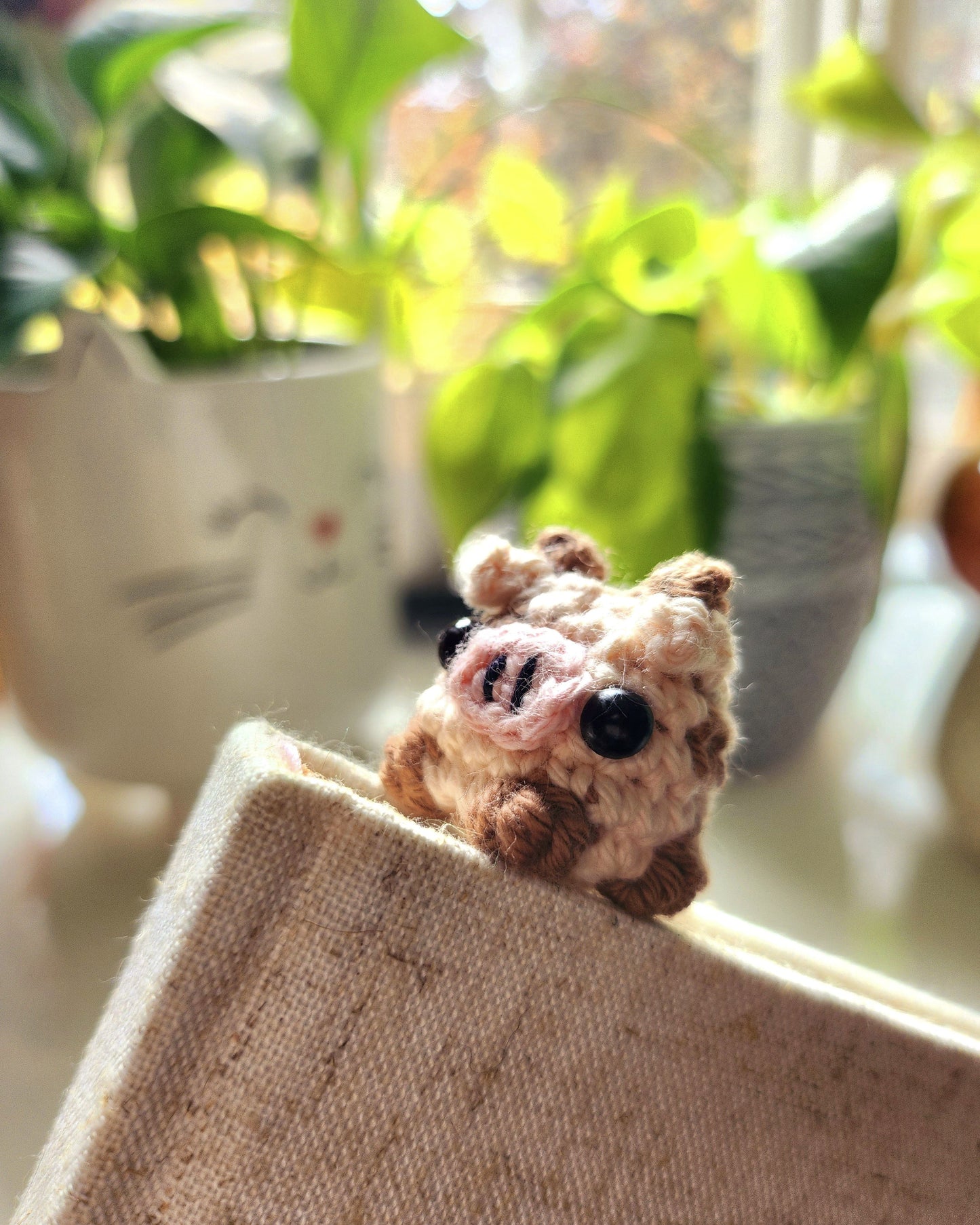 Tater the Cow Bookmark Crochet Pattern