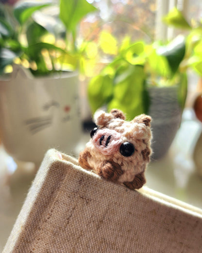 Tater the Cow Bookmark Crochet Pattern