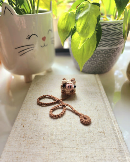 Tater the Cow Bookmark Crochet Pattern