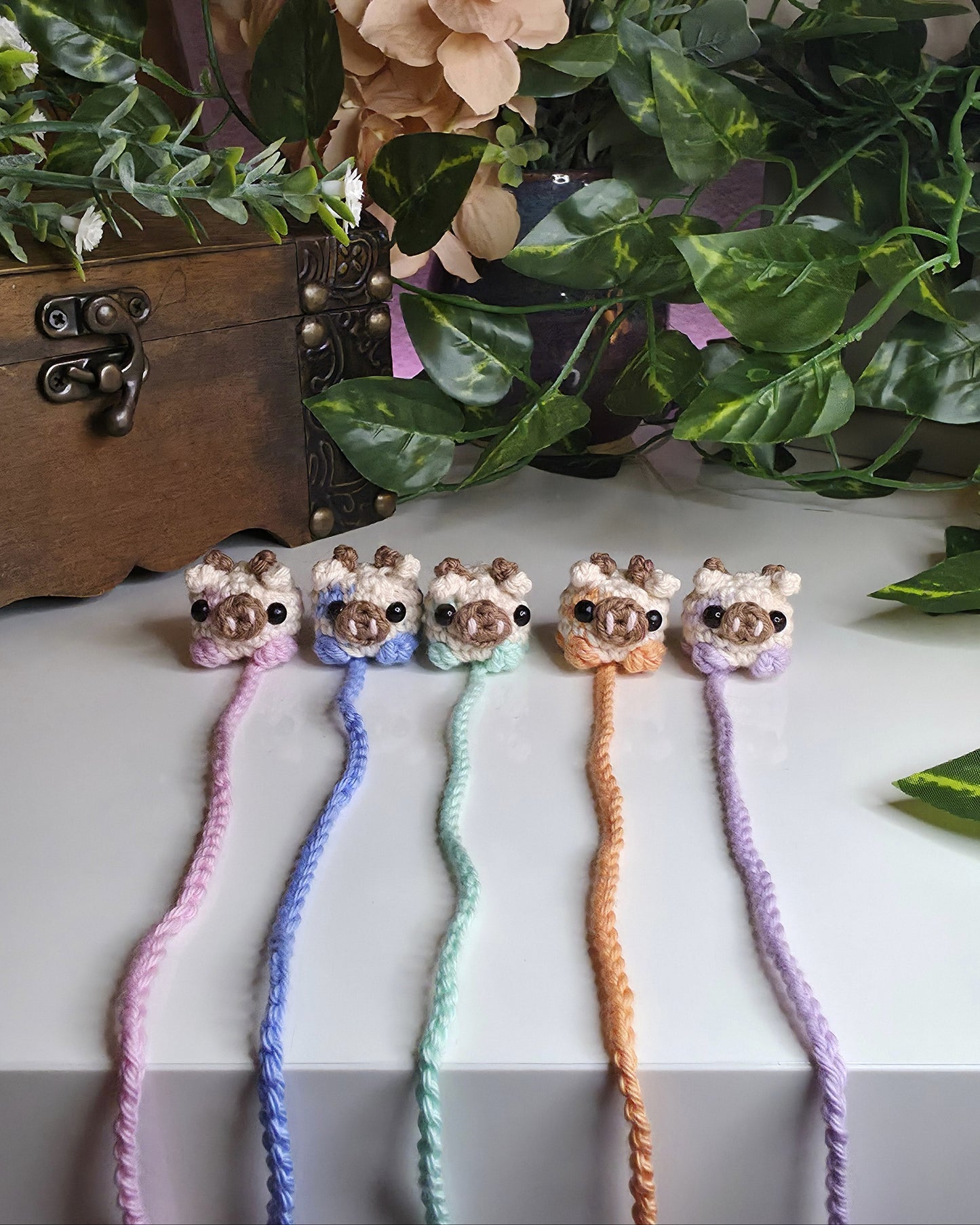 Tater the Cow Bookmark Crochet Pattern