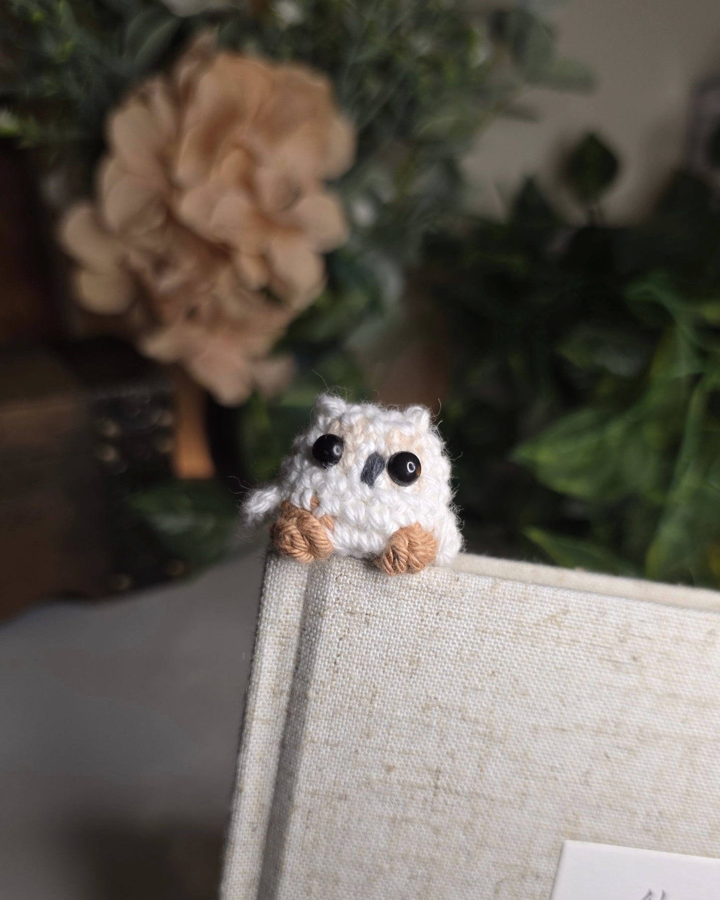 Pebble the Bird Crochet Bookmark