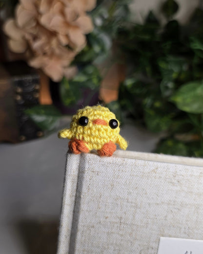 Pebble the Bird Crochet Bookmark