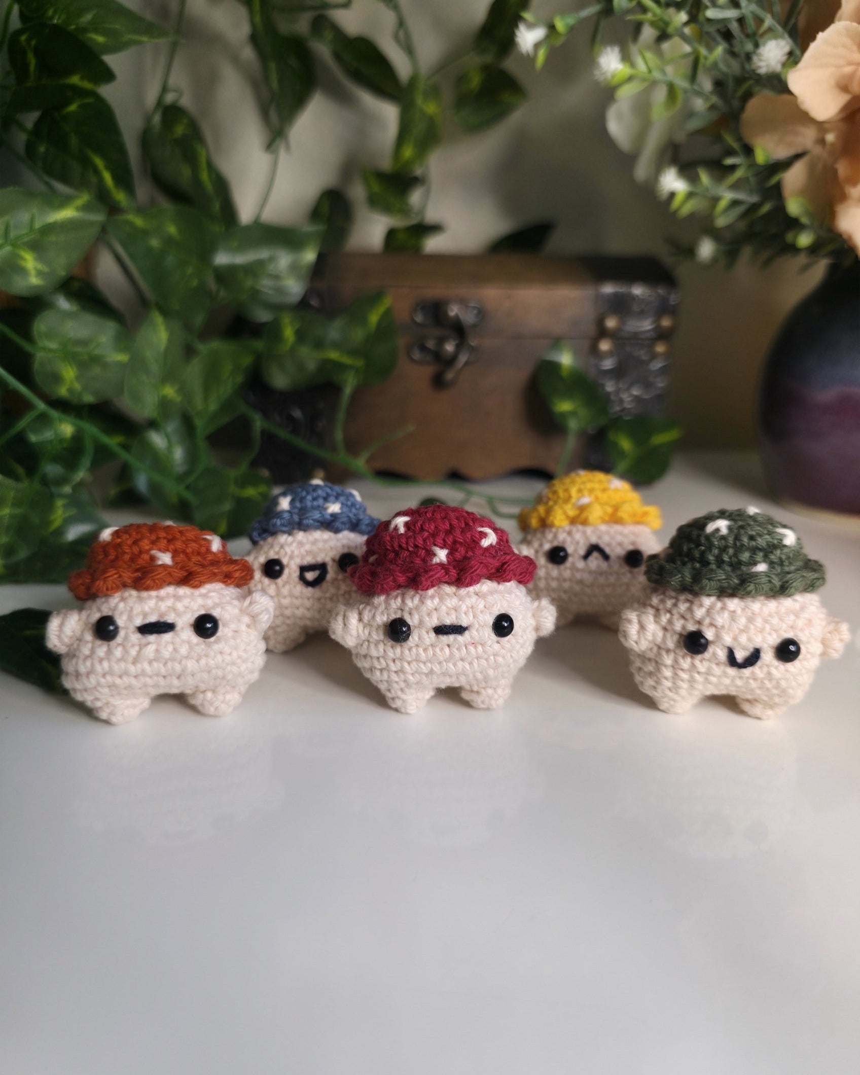 Mort the Mushroom Keychain Plush