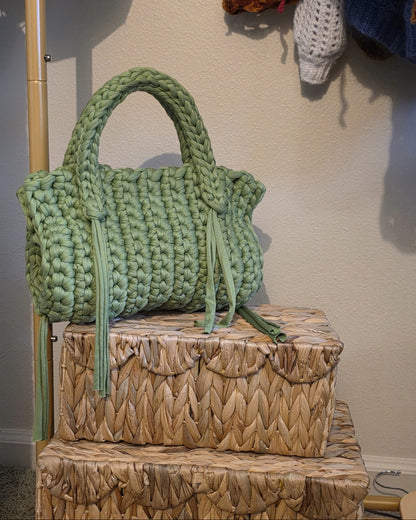 The Little Bow Bag - Green
