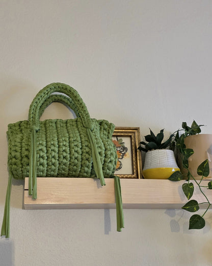 The Little Bow Bag - Green