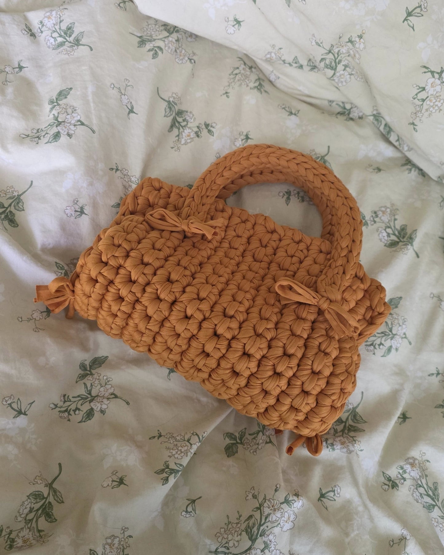 The Little Bow Bag - Orange