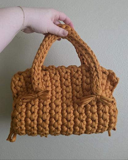 The Little Bow Bag - Orange