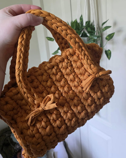 The Little Bow Bag - Orange