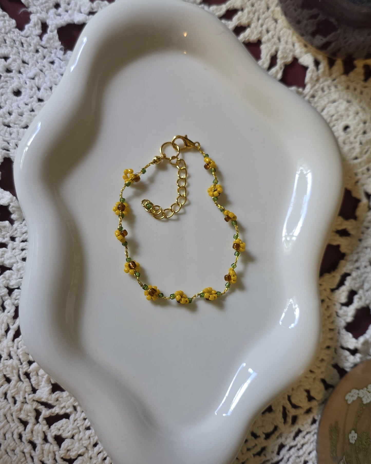 Alway Sunny Sunflower Bracelet