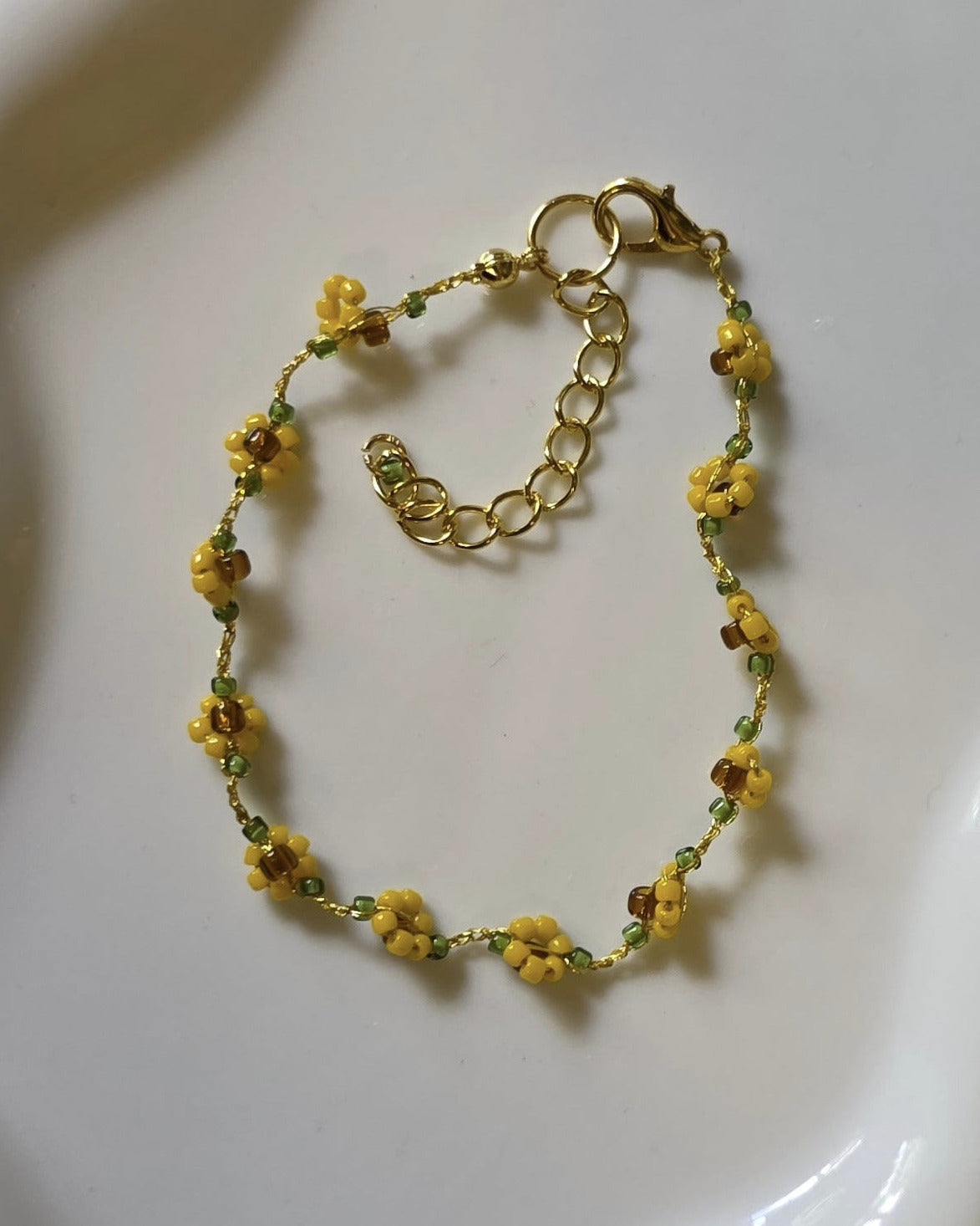 Alway Sunny Sunflower Bracelet