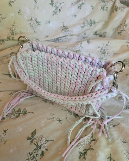 The Storybook Bag - Mint + Pink