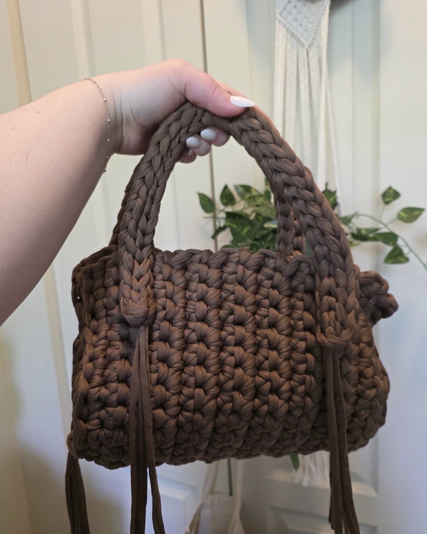 The Little Bow Bag - Brown