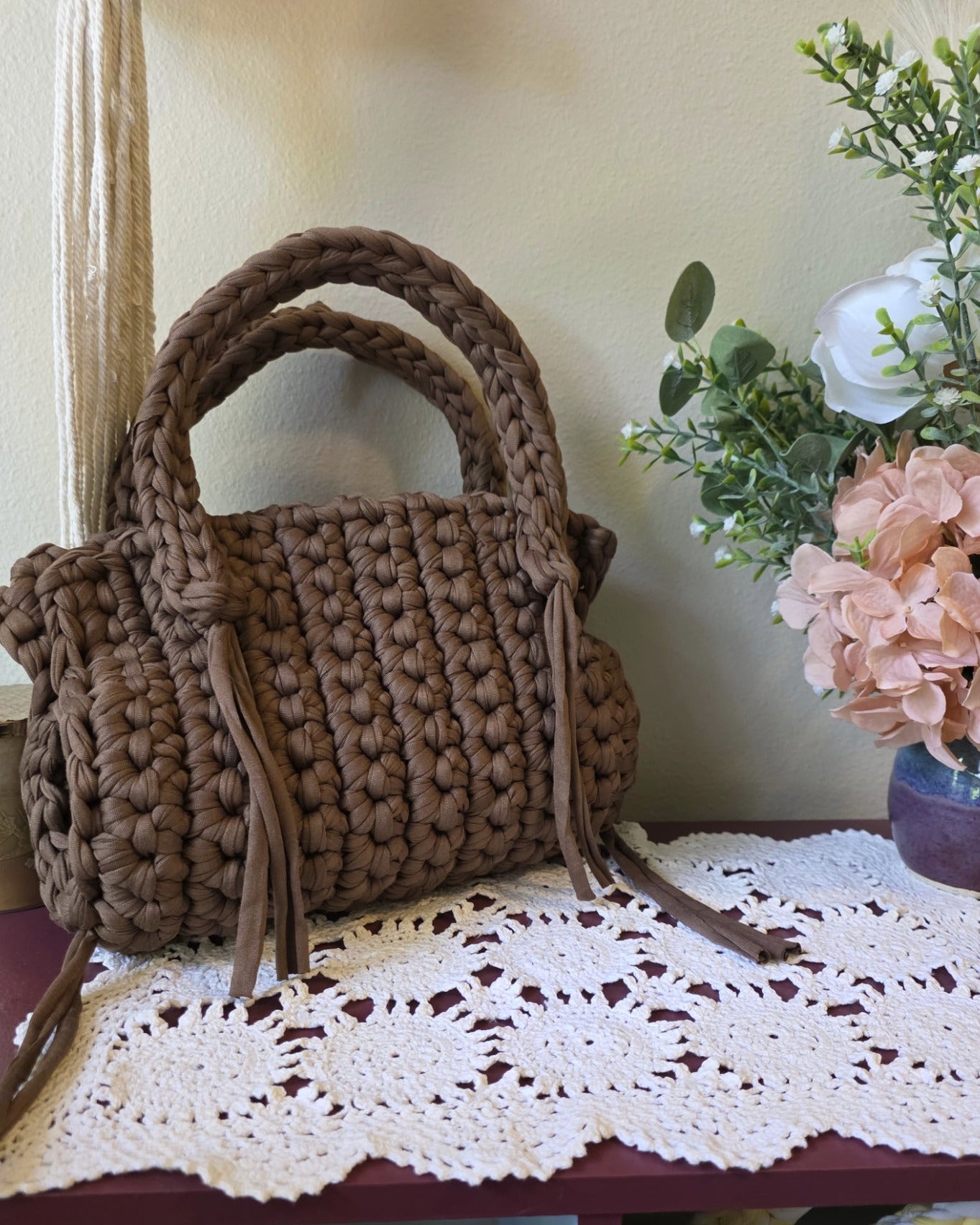 The Little Bow Bag - Brown