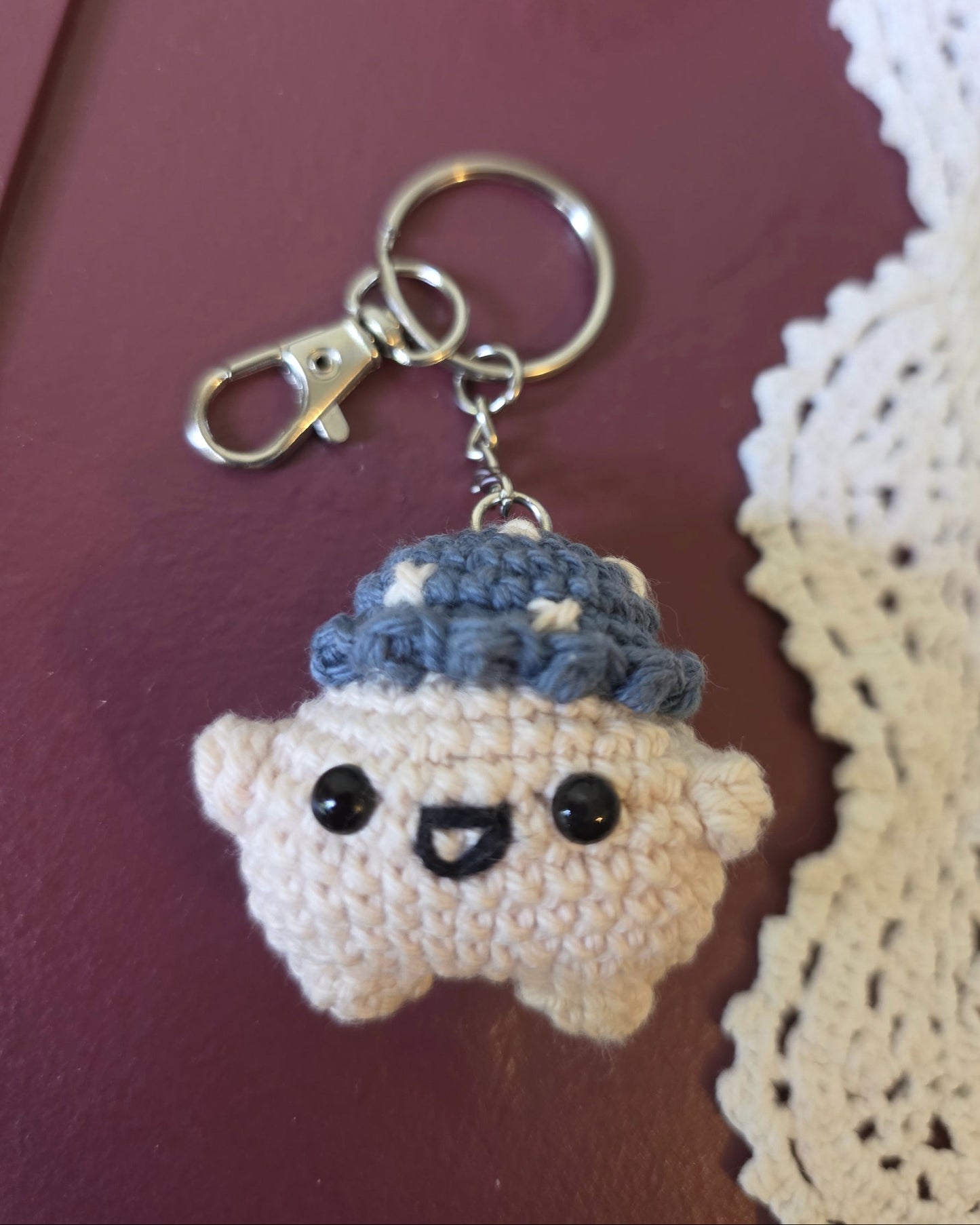 Mort the Mushroom Keychain Plush