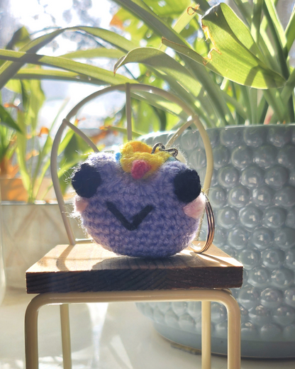 Bug the Frog Crochet Keychain