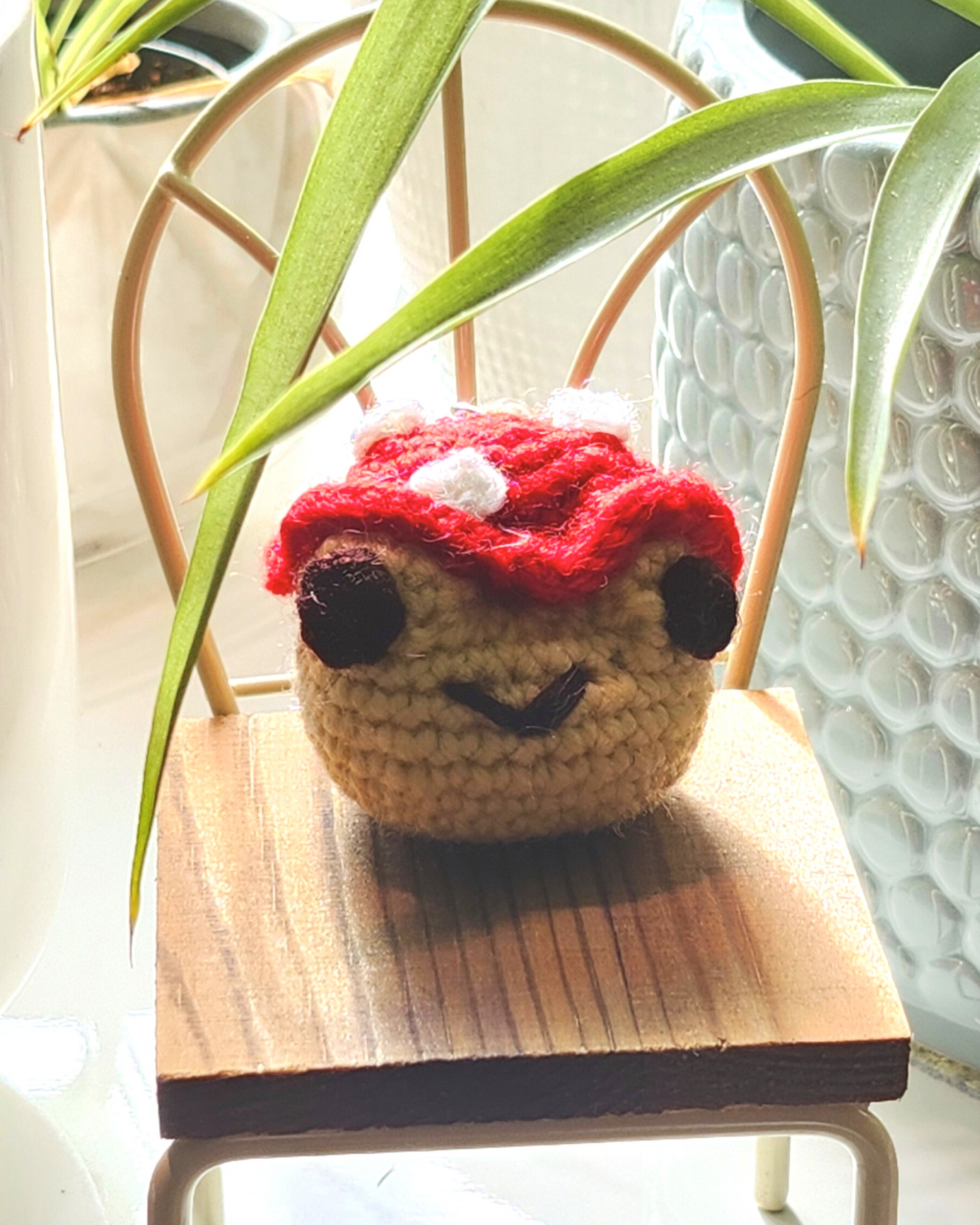 Bug the Frog Crochet Keychain