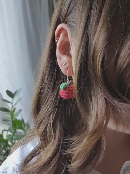 Granny Apple Earrings
